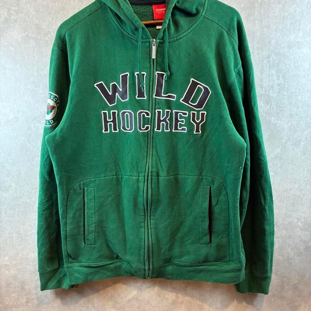 Reebok Men's Green Hoodie